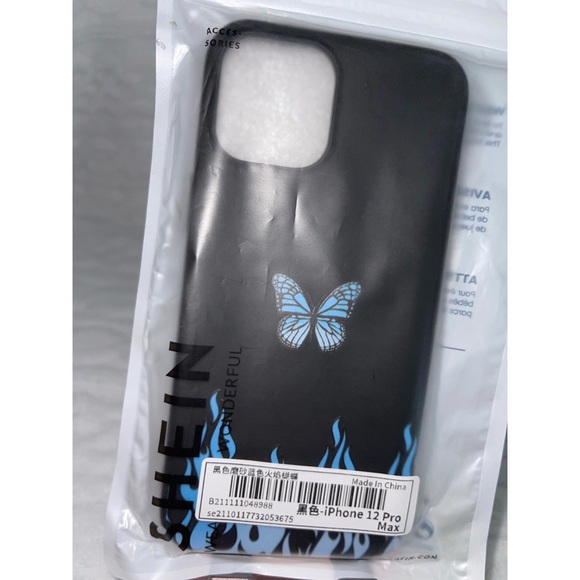 Blue Flamed Butterfly iPhone 12 Pro Max Case 🦋 - Picture 14 of 17